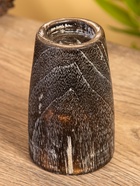 Подсвечник, d=4 см, 9×9×12 см, дерево Джати, тёмно-коричневый 10485799 - фото 4773774