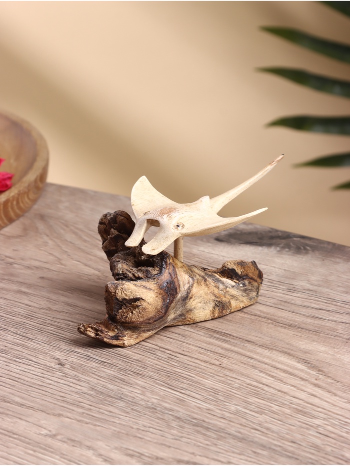 Сувенир «Скатик», 10×12×5 см, дерево джати и камал