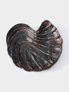 Тарелка «Ракушка», 26×23×3 см, дерево Джати, тёмно-коричневая - фото 23585686