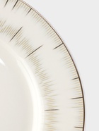 Тарелка WY Golden rays, d=20 см, фарфор, белая - Фото 4