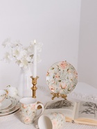 Тарелка WY Pink O'hara, d=27 см, фарфор, зелёная - Фото 5