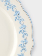 Тарелка WY Royal blue, d=20 см, фарфор, белая - Фото 3