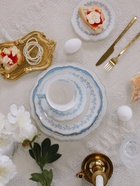 Тарелка WY Royal blue, d=20 см, фарфор, белая - Фото 8