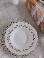 Тарелка WY Flowers song, d=26.5 см, фарфор, белая - Фото 7