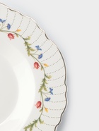 Тарелка глубокая WY Flowers song, 200 мл, d=21.5 см, фарфор, белая - Фото 3