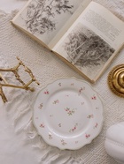 Тарелка WY Spring flowers, d=26.5 см, фарфор, белая - Фото 3