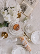 Тарелка глубокая WY Spring flowers, 220 мл, d=21.5 см, фарфор, белая - Фото 7