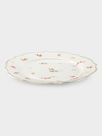 Тарелка WY Spring flowers, d=20 см, фарфор, белая