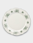 Тарелка WY Emerald Essence, d=20 см, фарфор, белая - Фото 1