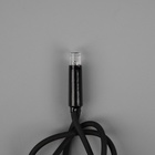 УЦЕНКА Гирлянда «Нить», 10 м, IP65, 100 LED, 220 В, УМС, тёмная каучуковая нить, свечение белое - Фото 7