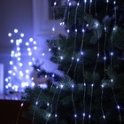 УЦЕНКА Гирлянда «Конский хвост», 10 нитей по 2 м, IP20, 200 LED, 12 В, серебристая нить, свечение белое 10861294 - фото 3698307