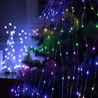 УЦЕНКА Гирлянда «Конский хвост», 20 нитей по 2 м, IP20, 400 LED, 12 В, серебристая нить, свечение мульти 10861295 - фото 3698316