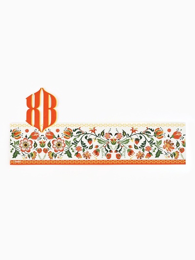 Форма ободок для кулича «ХВ», на Пасху, 41.6×18.7 см