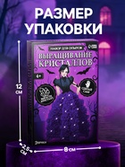 Набор для опытов «Выращивание кристаллов», фигурка: мрачная девочка - Фото 2