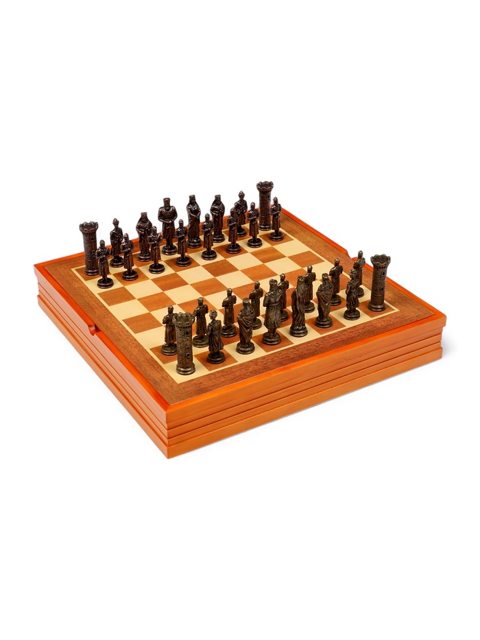 Шахматы «Крестовый поход», настольная игра, 36×36 см, король h=8 см, пешка h=6 см - Фото 1