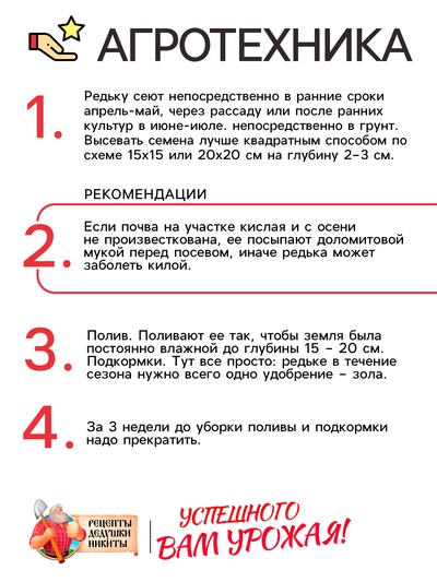 Семена Редька "Маргеланская", 1 г