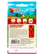 Семена цветов Календула махровая «Ред виз блэк центр», 0.3 г, «Рецепты дедушки Никиты» - Фото 6