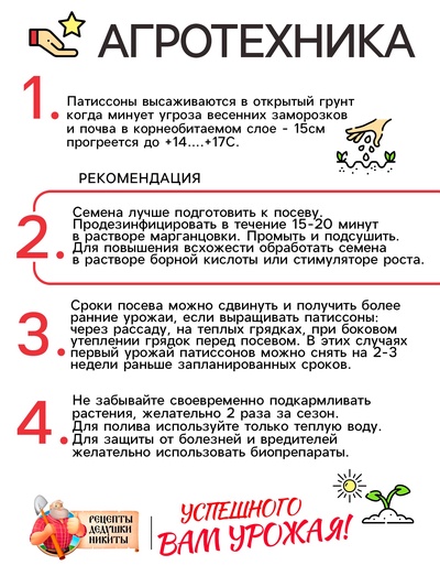 Семена Патиссон "Солнышко", 0,5 г