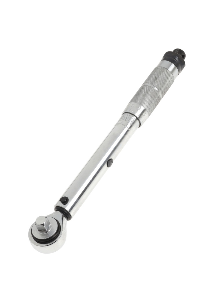 Ключ динамометрический ТУНДРА, 45 сталь, под квадрат 3/8", 120 - 160 Н*м, 280 мм - Фото 1