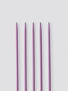 Спицы для вязания, чулочные, из алюминия, d=2.5 мм, 15 см, 5 шт., фиолетовые - Фото 3