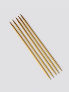 Спицы для вязания, чулочные, из алюминия, d=3 мм, 15 см, 5 шт., цвет золотой - Фото 2