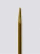 Спицы для вязания, чулочные, из алюминия, d=4 мм, 15 см, 5 шт., цвет золотой - Фото 4