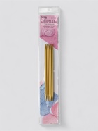 Спицы для вязания, чулочные, из алюминия, d=4 мм, 15 см, 5 шт., цвет золотой - Фото 5