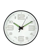 Часы настенные интерьерные «Классика», плавный ход, светящиеся, d-25 см - фото 14818215