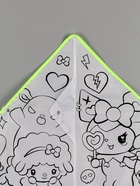 Воздушный змей - раскраска Funny toys «Кролик и друзья», 80 см, 6 фломастеров - Фото 6