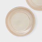 Тарелки Доляна «Винтаж», d=27 см, набор 2 шт., керамика, бежевые - Фото 3