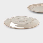 Тарелки Доляна «Винтаж», d=27 см, набор 2 шт., керамика, бежевые - Фото 5