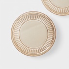 Тарелки Доляна «Винтаж», d=20 см, набор 2 шт., керамика, бежевые - Фото 3