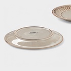 Тарелки Доляна «Винтаж», d=20 см, набор 2 шт., керамика, бежевые - Фото 5
