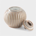 Сахарница Доляна «Винтаж», 350 мл, керамика, бежевая - Фото 4