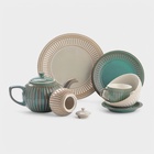 Сахарница Доляна «Винтаж», 350 мл, керамика, бежевая - Фото 6