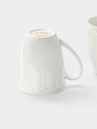 Кружки WY Renessans, 400 мл, набор 2 шт., фарфор, белые - Фото 4