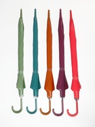 Зонт - трость полуавтоматический, 8 спиц, R=45/53 см, d=90 см, МИКС - Фото 5