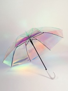 Зонт - трость полуавтоматический «Голография», 8 спиц, R=50/58 см, d=100 см, хамелеон - Фото 3