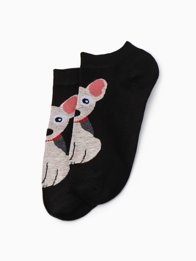 Носки для девочки KAFTAN «Ав!», набор 5 пар, размер 24-26 (12-13 лет)