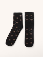 Ноские мужские с принтом, чёрные «Геральдическая лилия» - фото 33410172