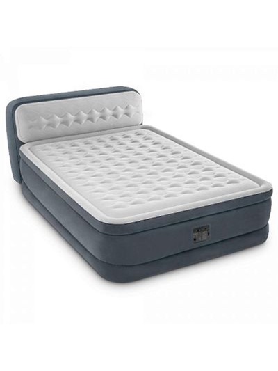 Кровать надувная QUEEN ULTRA с изголовьем 152×236×86 см, с встроенным насосом, 64448ND INTEX