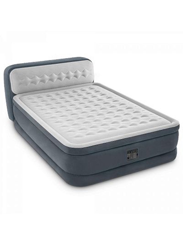 Кровать надувная QUEEN ULTRA с изголовьем 152×236×86 см, с встроенным насосом, 64448ND INTEX - Фото 1