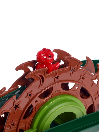 Машинка «Дино Гонки», автотрек, 3 дино-машинки, световые и звуковые эффекты, работает от батареек