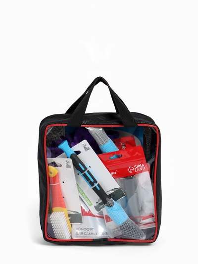 Набор автомобилиста для чистки салона, 9 предметов