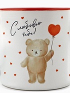 Кружка чайная керамическая «С любовью», 380 мл - Фото 3