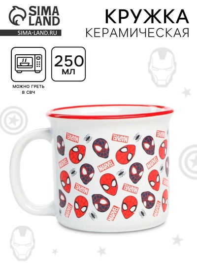 Кружка керамическая, Человек-паук, 250 мл