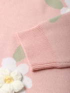 Джемпер детский KAFTAN «Ромашки», размер 34 (122-128 см), розовый - фото 53205968