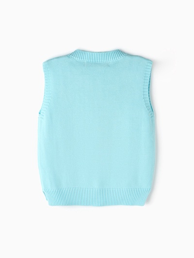 Жилет для девочки KAFTAN «Ромашки», размер 32 (110-116 см), голубой