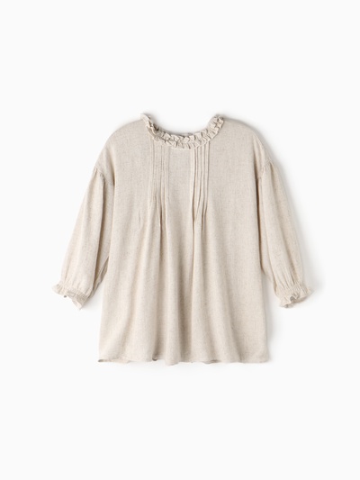 Платье для девочки KAFTAN, цвет молочный, размер 30 (98-104 см)