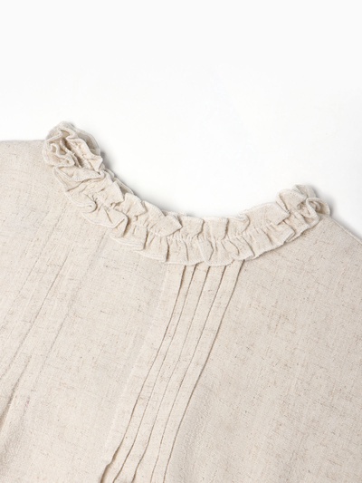 Платье для девочки KAFTAN, цвет молочный, размер 30 (98-104 см)